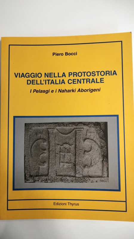 Copertina  Viaggio nella protostoria dell'Italia centrale : i pelasgi e i naharki aborigeni