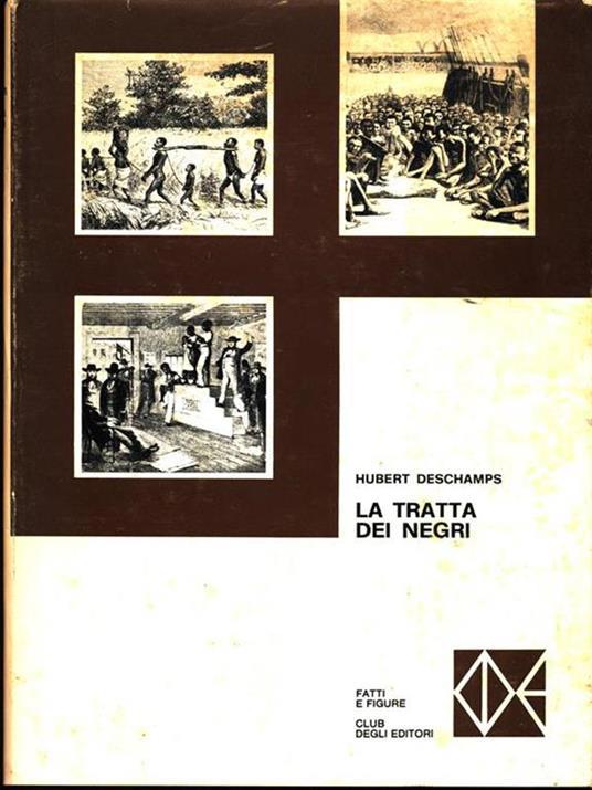 Copertina  La tratta dei negri