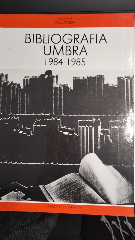 Copertina  Bibliografia umbra: 1984-1985