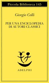 Copertina  Per una enciclopedia di autori classici