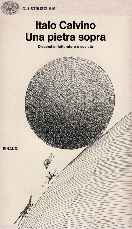Copertina  Una pietra sopra : discorsi di letteratura e società